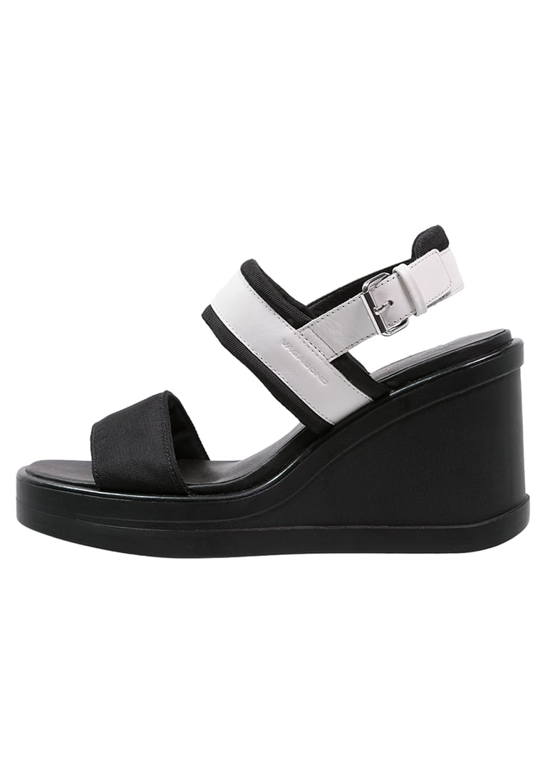 Vagabond LORENE - Sandali con plateau - black/white Donna Con i tacchi,vagabond stivale italia online,vagabond sandals saldi,Milano Vendita Online,Havaianas Milano Offerte | Marcelo Burlon Scarpe Negozio Online Per Il 100% | Dr Martens Abbigliamento Acquistare Subito e Godetevi Il Lusso
