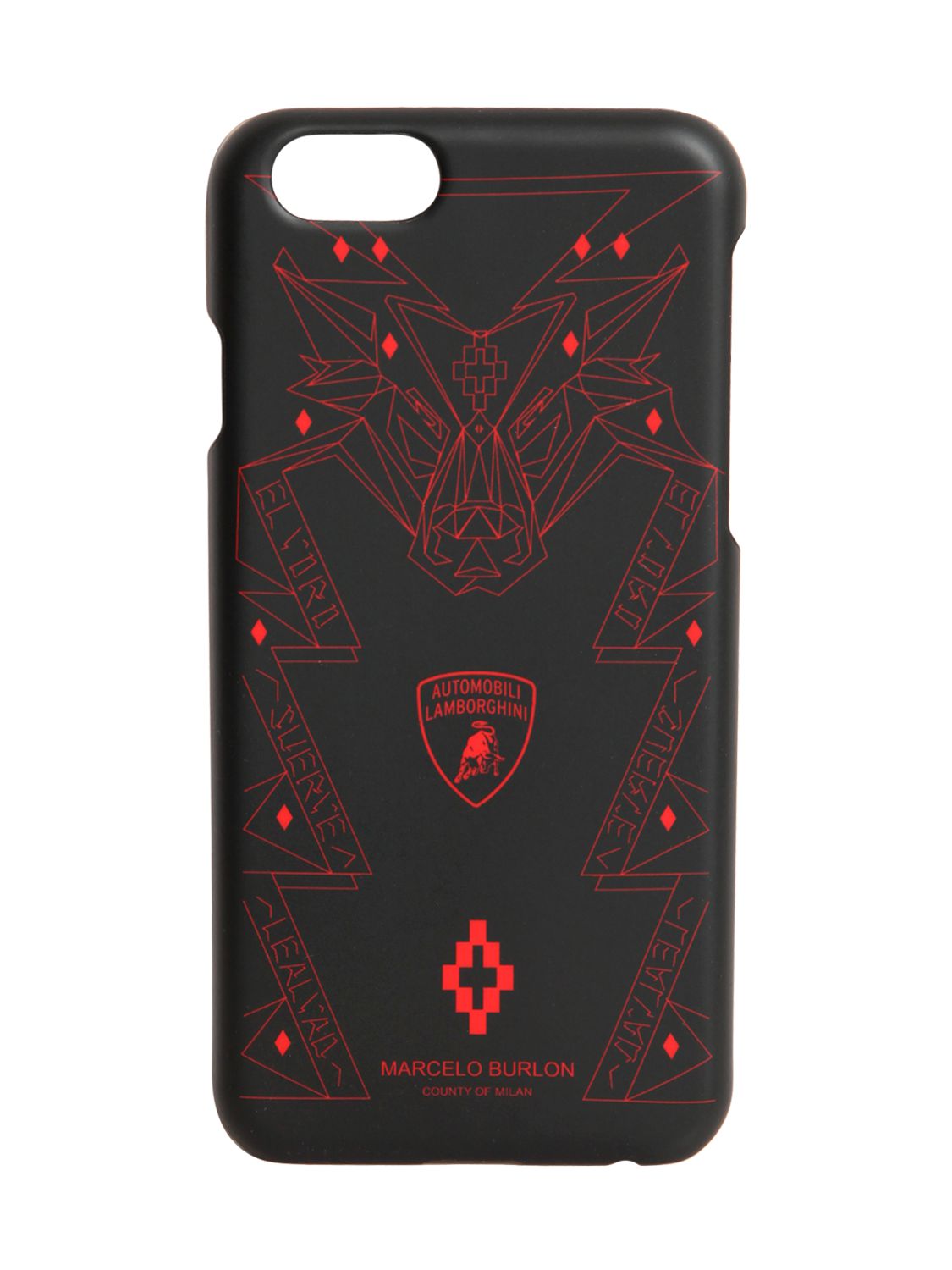 marcelo burlon county of milan cover iphone 7 "lamborghini" nero/rosso uomo accessori,marcelo burlon felpe saldi,outlet shop online,mercato,Fresco a Buon Mercato Marcelo Burlon County Of Milan-Uomo Accessori Vendita Online | Rivenditori Italia Marcelo Burlon County Of Milan-Uomo Accessori - Grande Sconto Nel Nostro Negozio