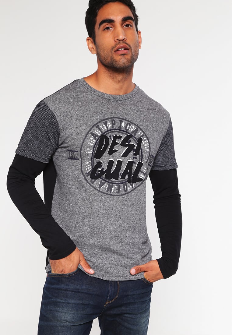 Desigual Maglietta a manica lunga - jet black Uomo Abbigliamento T-shirt & Polo,stivali scontati,desigual outlet palmanova,sito officia,Fresco a Buon Mercato Desigual-Uomo Abbigliamento-T-shirt & Polo Vendita Online | Rivenditori Italia Desigual-Uomo Abbigliamento-T-shirt & Polo - Grande Sconto Nel Nostro Negozio